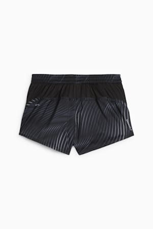 Favourite Velocity 3" Printed Woven Running Shorts Women, PUMA Black-Galactic Gray, extralarge-GBR